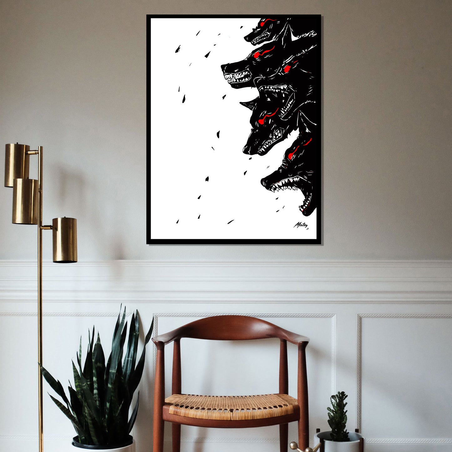 Wolves Print