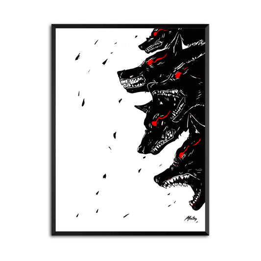 Wolves Print
